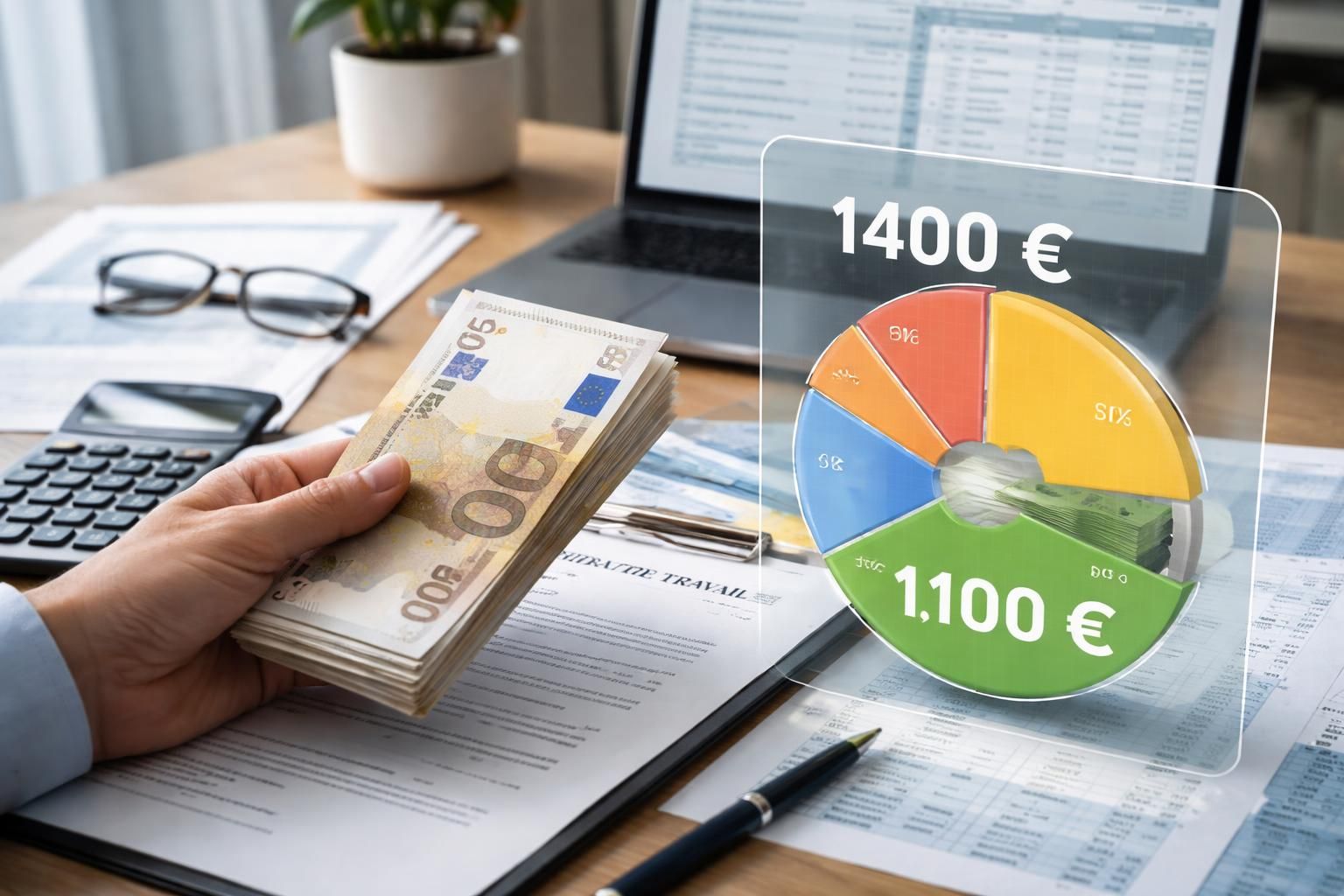 découvrez comment les 1400 euros bruts se transforment en net, avec une analyse détaillée des prélèvements sociaux et fiscaux qui impactent votre salaire.