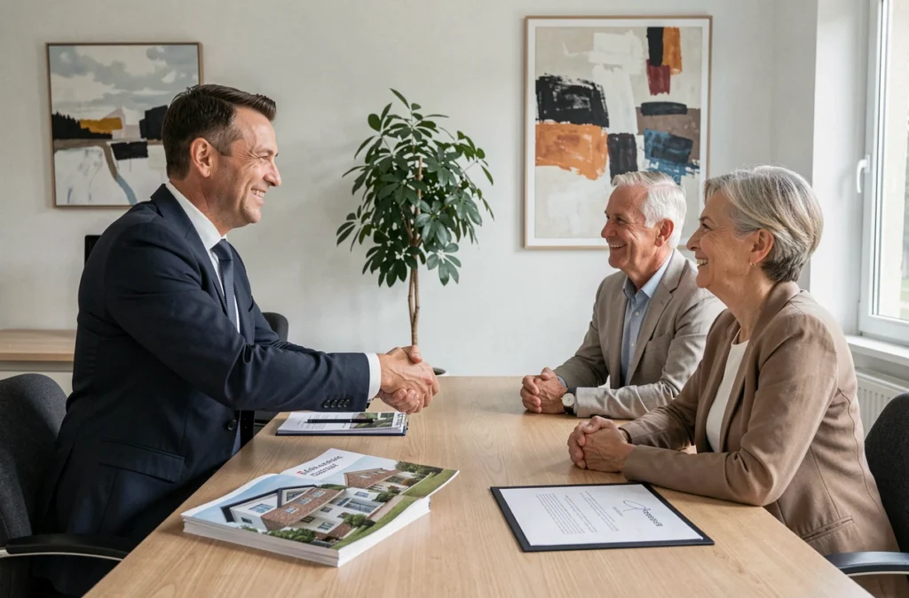 Un courtier Artémis Courtage finalise un accord de financement immobilier avec un couple à Rennes