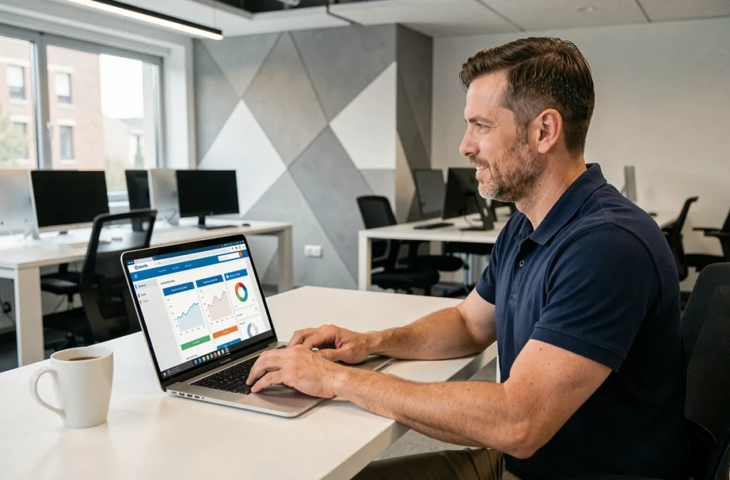 Courtier Empruntis utilisant la plateforme de comparaison de crédits en ligne